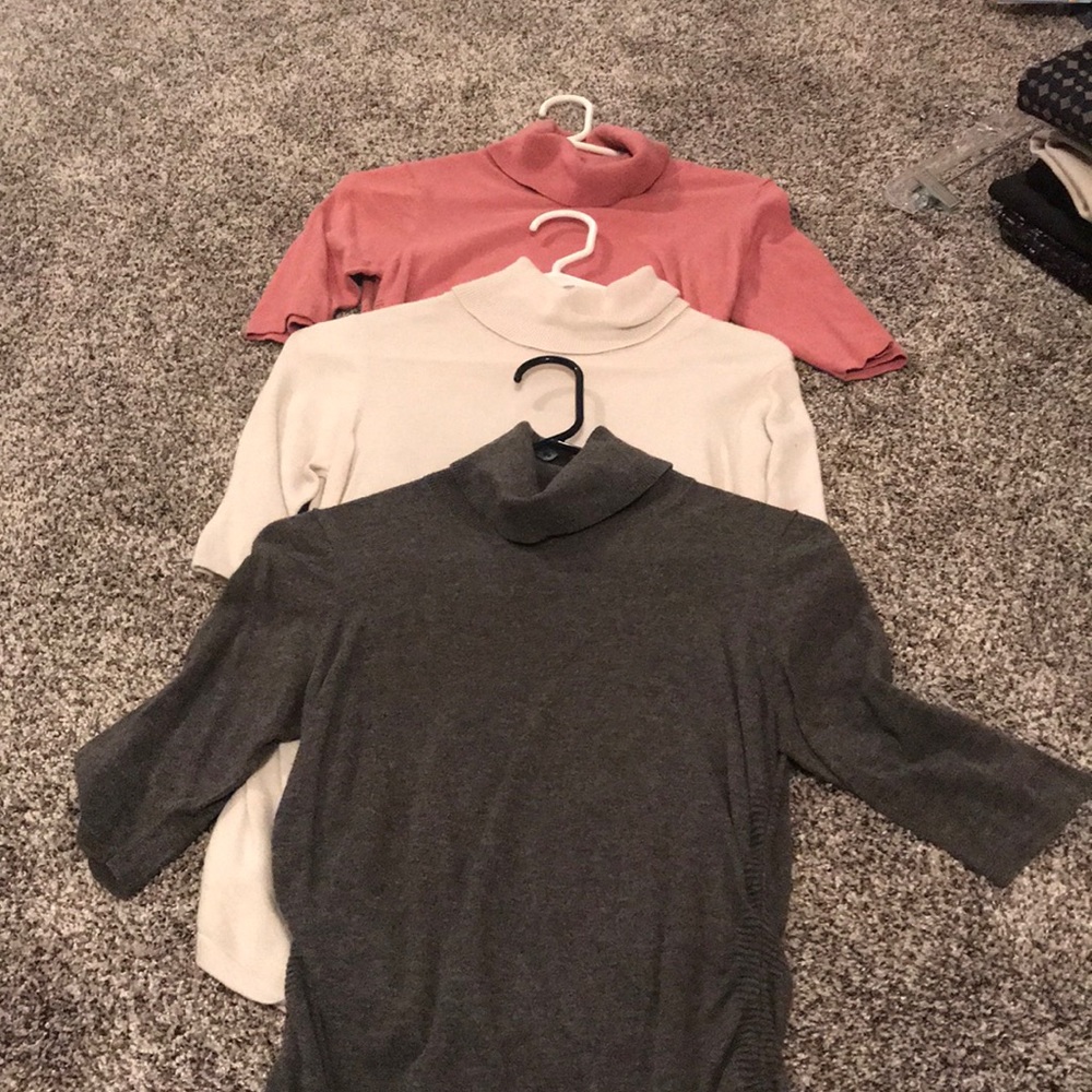 Three Ann Taylor sweaters